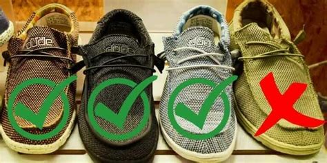 are there fake hey dude shoes